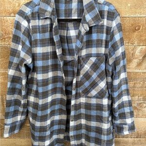 Aerie Plaid Button-Up Shirt